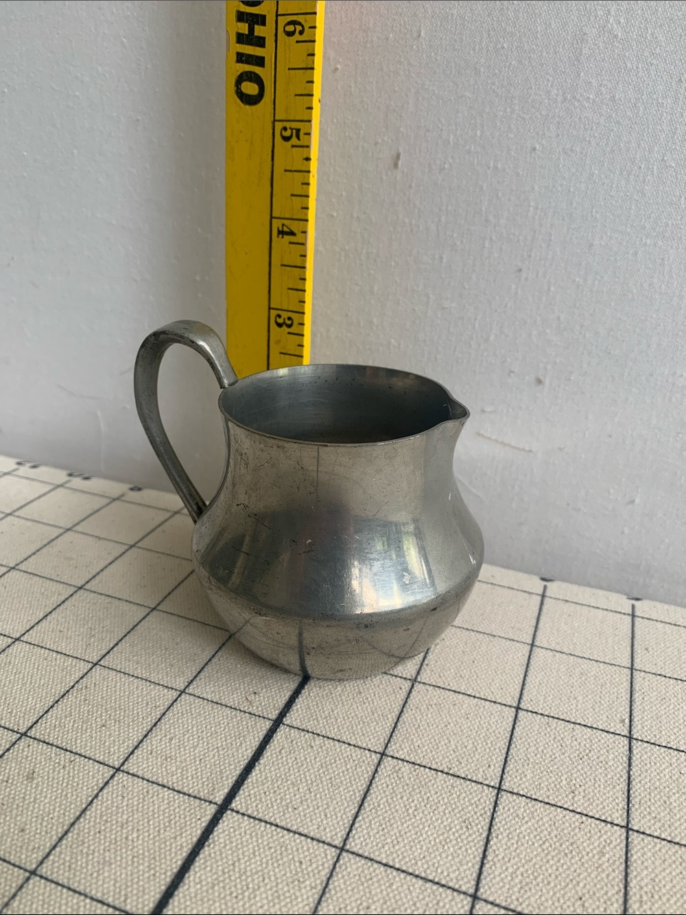 1930s Concord Pewter Creamer Pitcher